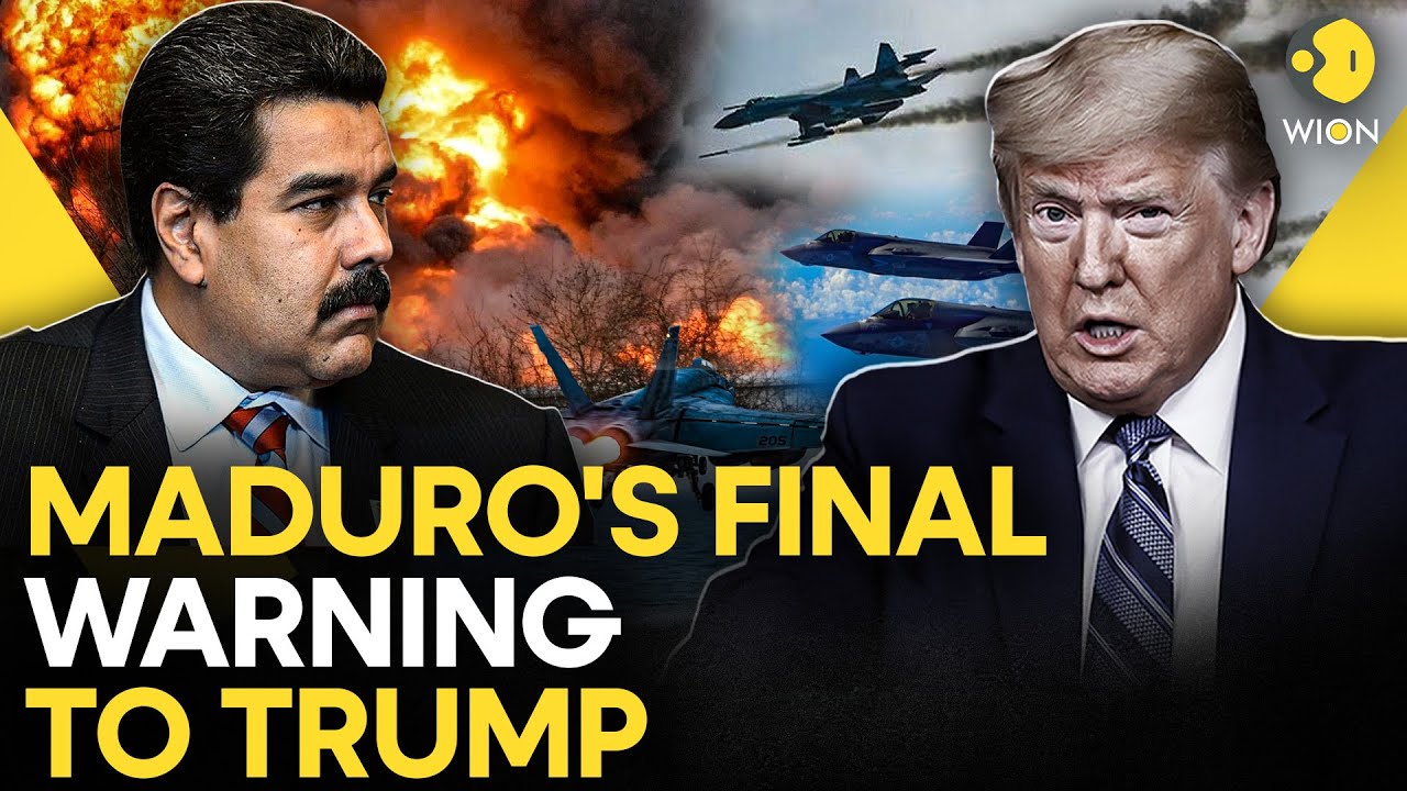 US–Venezuela Clash LIVE: Maduro Issues Big ULTIMATUM To Trump As American Warships Move In | WION