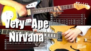 Very Ape - Nirvana ( Guitar Tab Tutorial & Cover ) | Félix Fuentes Ft. Jorge Orellana