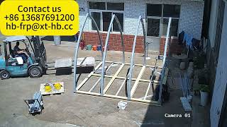 Installation of Fiberglass - Reinforced Plastic (FRP) Greenhouse Frame