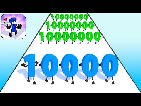 Satisfying Mobile Games: Number Masters, Sandwich Runner, Ball Merge Run, Cube Surfer...