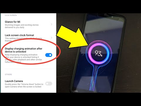 Display Charging Animation After Device Is Unlocked