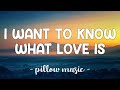 I Want To Know What Love Is Mariah Carey Lyrics