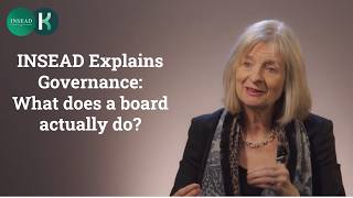 INSEAD Explains Governance: What Does a Board Member Actually Do?