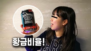 해외에서 판매되는 '잭콕캔'은 무슨 맛일까.. (Jack Daniel's Whiskey &amp; Cola)