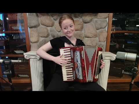 7628 - Candy Stripe S. Artigiana Castelfidardo Piano Accordion MM 34 80 image 6