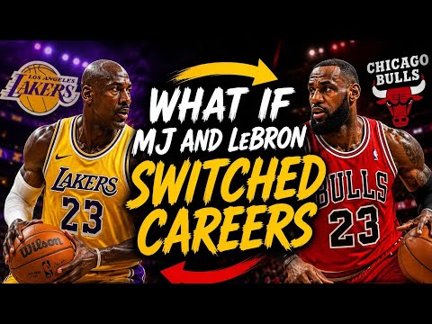 What if Michael Jordan and LeBron James switched careers