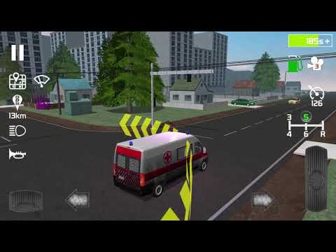 Emergency Ambulance Simulator V1.2 - Driving a Fiat Ducato (IOS Gameplay) #4