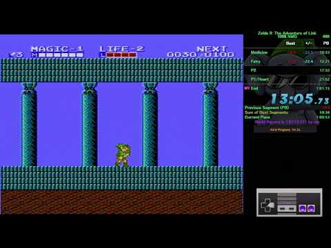 Zelda II Speedrun - 100% NMG [WORLD RECORD] - 1:00:52.152