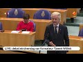 TERUGKIJKEN: Kijk hier het debat in de Kamer over het eindverslag van formateur Tjeenk Willink