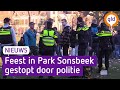 Politie maakt einde aan feest Park Sonsbeek