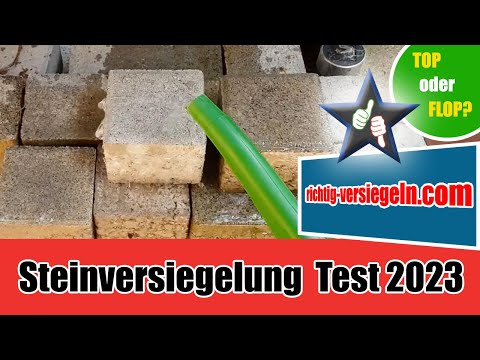 Steinversiegelung - richtige Anwendung und Effekt Test Steinversiegelung. Richtig versiegeln 2023 24