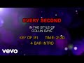 Collin Raye - Every Second (Karaoke)