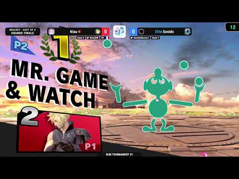 RUM TOURNAMENT 1 Grand Finale - Sonido (GnW, Min-Min) Vs. Nisu (Wario, Cloud)