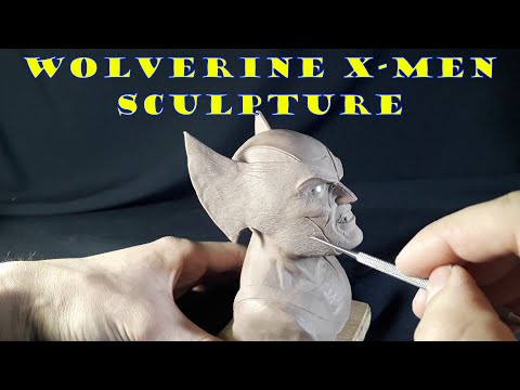 Wolverine (Logan) sculpture timelapse❌ Wolverine (Weapon X) in clay