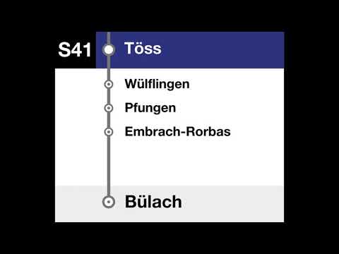 Thurbo / ZVV Ansagen - S41 Winterthur – Bülach