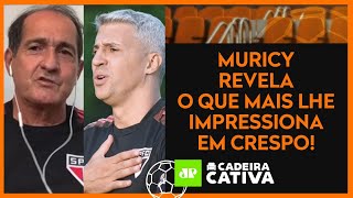 “É INCRÍVEL! O que mais me CHAMA A ATENÇÃO no Crespo é…” Muricy DÁ AULA!