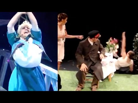 TOP 20 FUNNY THEATER FAILS, STAGE FALLS & THEATRE BLOOPERS | Theatre Fail Compilation Video