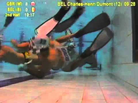 Belgium (B) vs. Great-Britain (W) - 2011 UWH Worlds