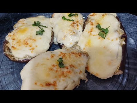 * COMO HACER BERENJENAS AL HORNO RELLENAS DE POLLO // RECETAS DE BERENJENAS RELLENAS