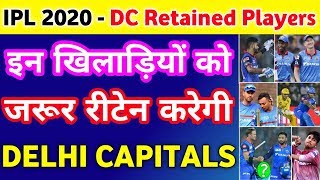 IPL 2020 DC Retained Players List | इन 14 खिलाड़ियों को रीटेन करेगी Delhi Capitals