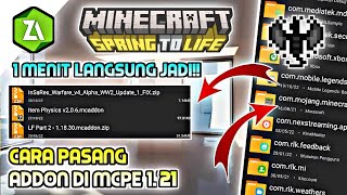 Download lagu CARA PASANG ADDON DI MINECRAFT 1.21 PE - YANG BERBENTUK ZIP DAN MCADDON DIJAMIN WORK 100% !! mp3