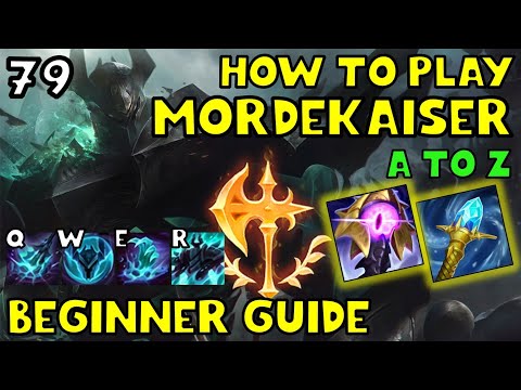 HOW TO PLAY MORDEKAISER TOP FOR BEGINNERS | MORDEKAISER Guide Season 12 | A TO Z EP. 79