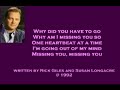 Steve Wariner   Missing You