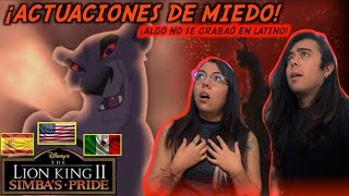 Reacción Doblaje Latino vs Español: REY LEÓN 2: ¡MI CANCIÓN! #disney #micancion #elreyleon