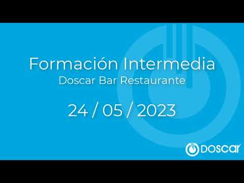 Formacion Doscar Bar Restaurante Intermedio - 24/05/2023