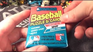 1989 Donruss Baseball Card Pack Unwrapping & Review - The No Swear Gamer