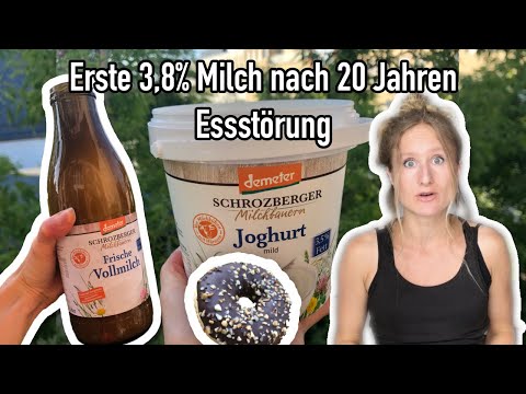 1. Überwindung zu Milch nach 8 Jahren 😱 um von Anorexie zu recovern. Was ich aß 167-173 [365 Tage]