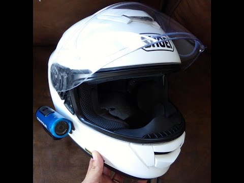 Mounting the Contour Roam2 HD Action Camera on the Shoei GT-Air Motorcycle Helmet