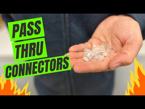 How to use 'em: Klein Tools Pass Through Connectors for Cat 6 Wire