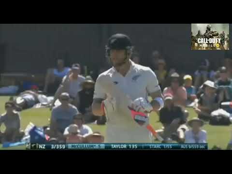 Starc fast bowling breaks McCullum bat #shorts