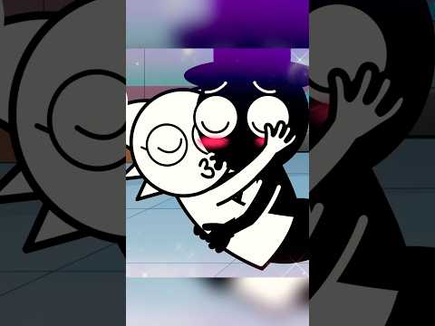 Wenda and Black kissing? 🫢#sprunki #incredibox #sprunkianimation