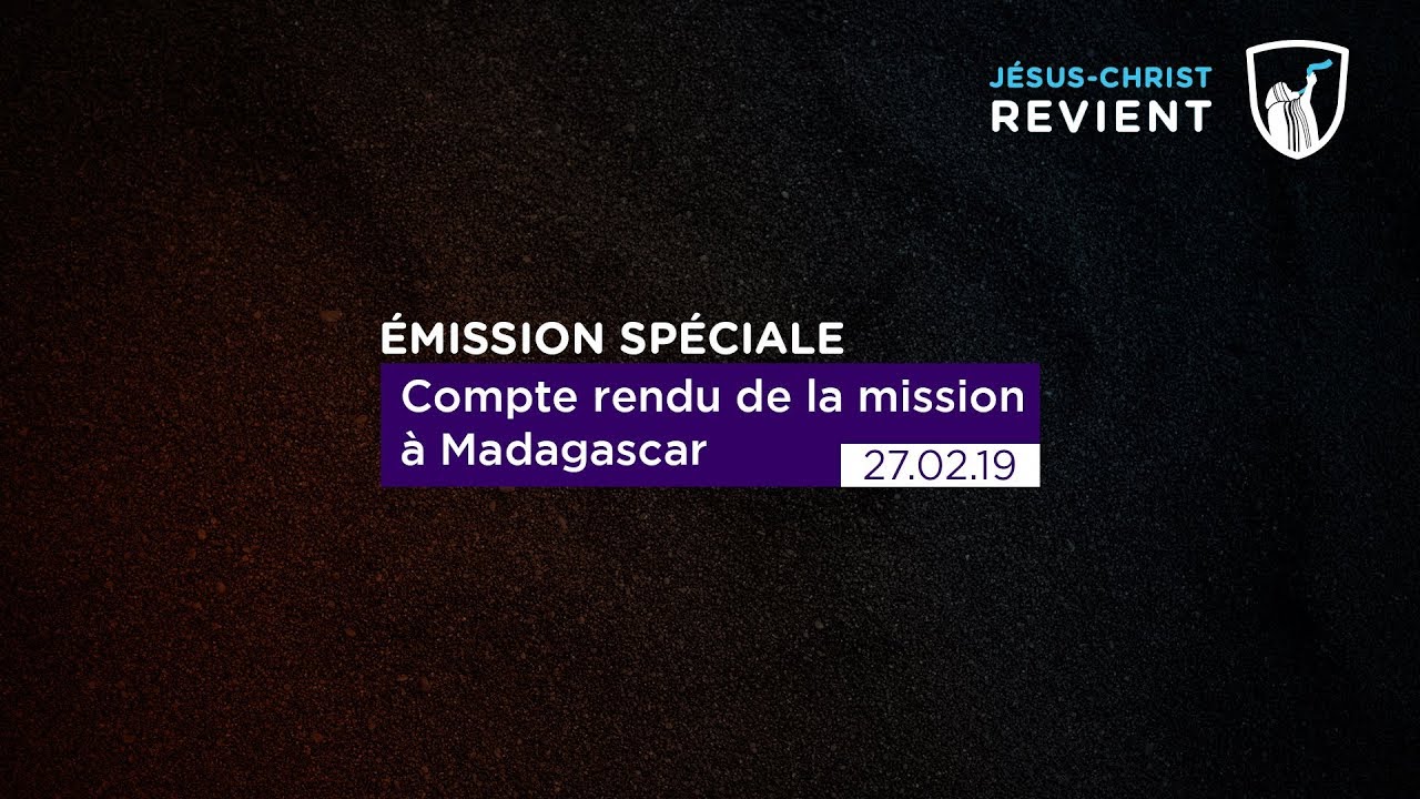 Thumbnail of video: Compte rendu de la mission à Madagascar
