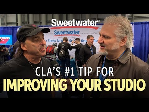 Sweetwater at AES 2019 — CLA's #1 Tip to Improve Your Studio