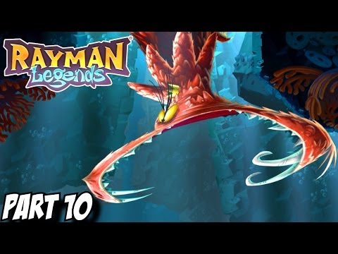 Rayman Legends Gameplay Walkthrough Part 10 - Sea of Serendipity