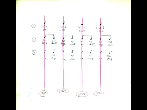 Taiko Nashi#1_body percussion: quarti e ottavi/battere e levare//upbeat eight notes