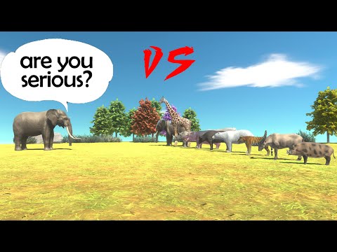 Elephant vs Every Animal - Animal Revolt Battle Simulator