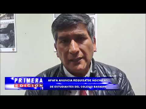 APAFA de Jorge Basadre Propone Requisas Mensuales en Colegio de Huaraz