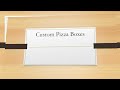 custom pizza boxes