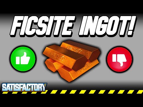 Which FICSITE INGOT should you make in SATISFACTORY 1.0?