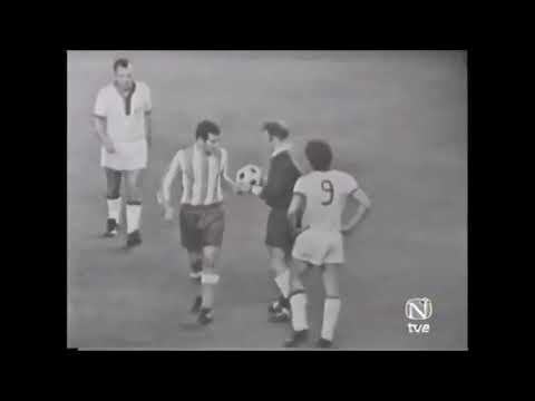 1970/71.- Atlético Madrid 3 Vs. Cagliari SpA 0 (Copa de Europa - Octavos Vta.)