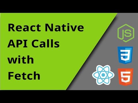 React Native API Calls Episode 12
