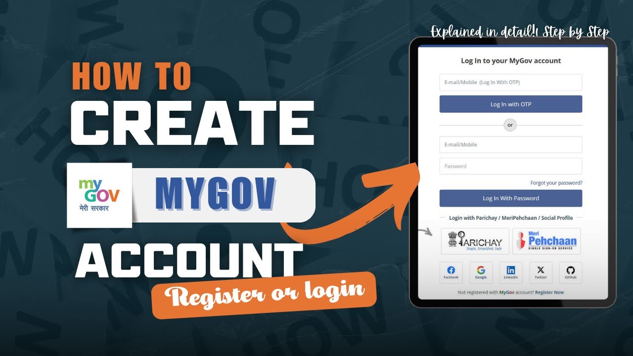 mygov account kaise banaye || How to create Mygov account || Mygov login