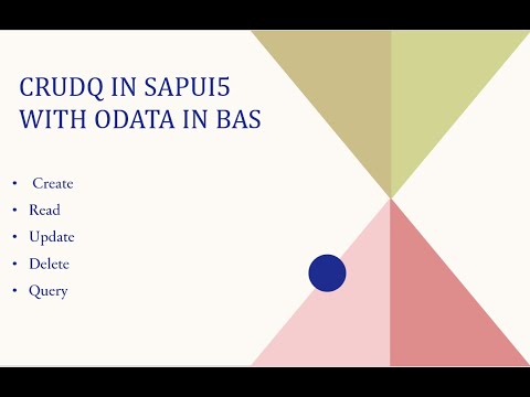 CRUDQ Operations in SAPUI5 with oData in BAS | Step by Step Guide | 100% Practical | Edu Oceans