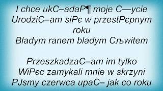 Maanam - Moje Urodziny - Р“С“РІР‚Сљsmy Czerwca Lyrics