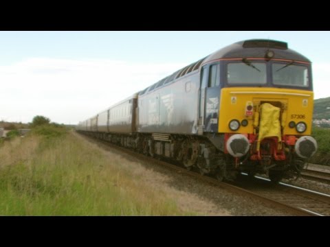 Prestatyn 20.6.2015 - DRS 57310 & 57306 on Belmond Northern Belle