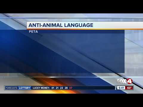 PETA urges people to use less "anti-animal" language